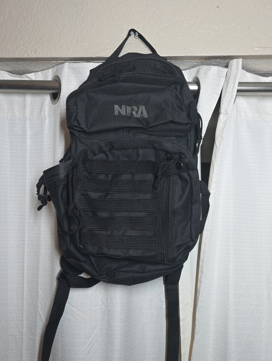 NRA Other - Black NRA Tactical Daypack - Compact Men’s Backpack